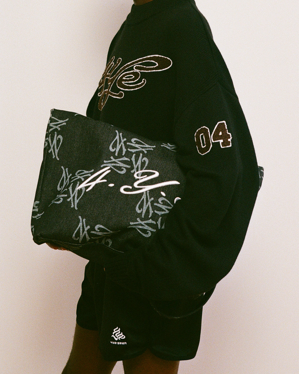 All In Denim Bag - Black