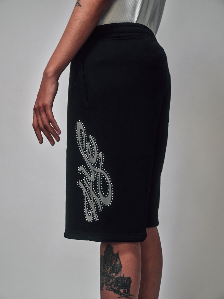 Rhinestone Short - Black (SP26) (PR)