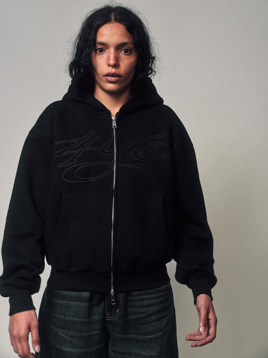 Signature Zip Hoodie - Black/Black (SP26) (PR)