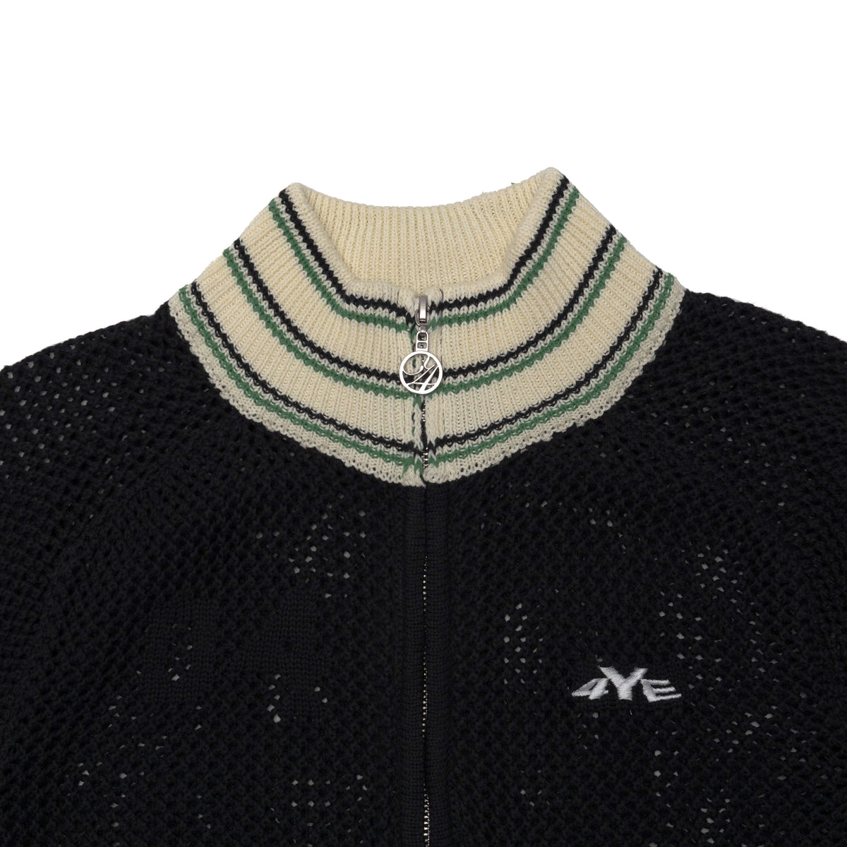 Knit Track Jacket - Black
