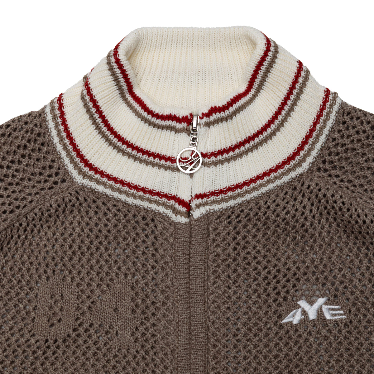 Knit Track Jacket - Tan