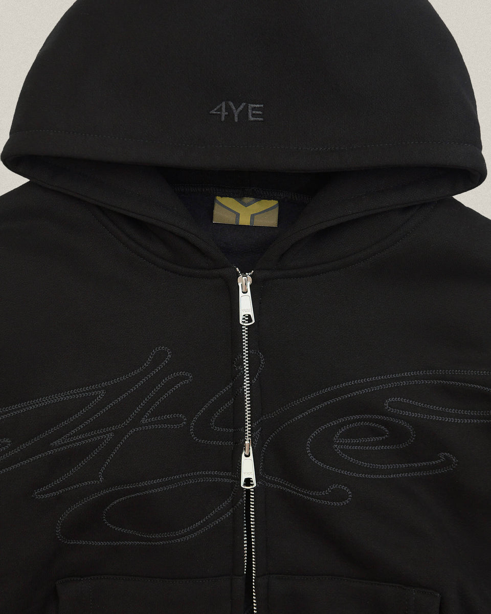 Signature Zip Hoodie - Black/Black (SP26) (PR)