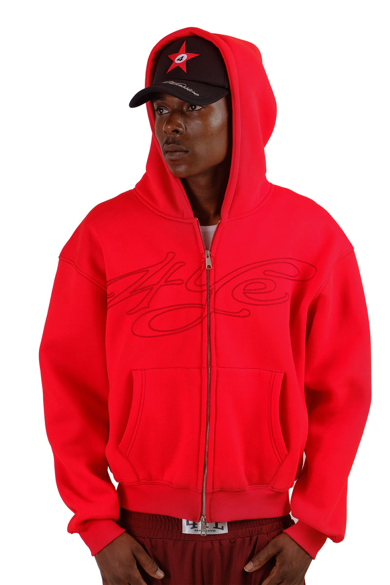 Signature Logo Zip Hoodie