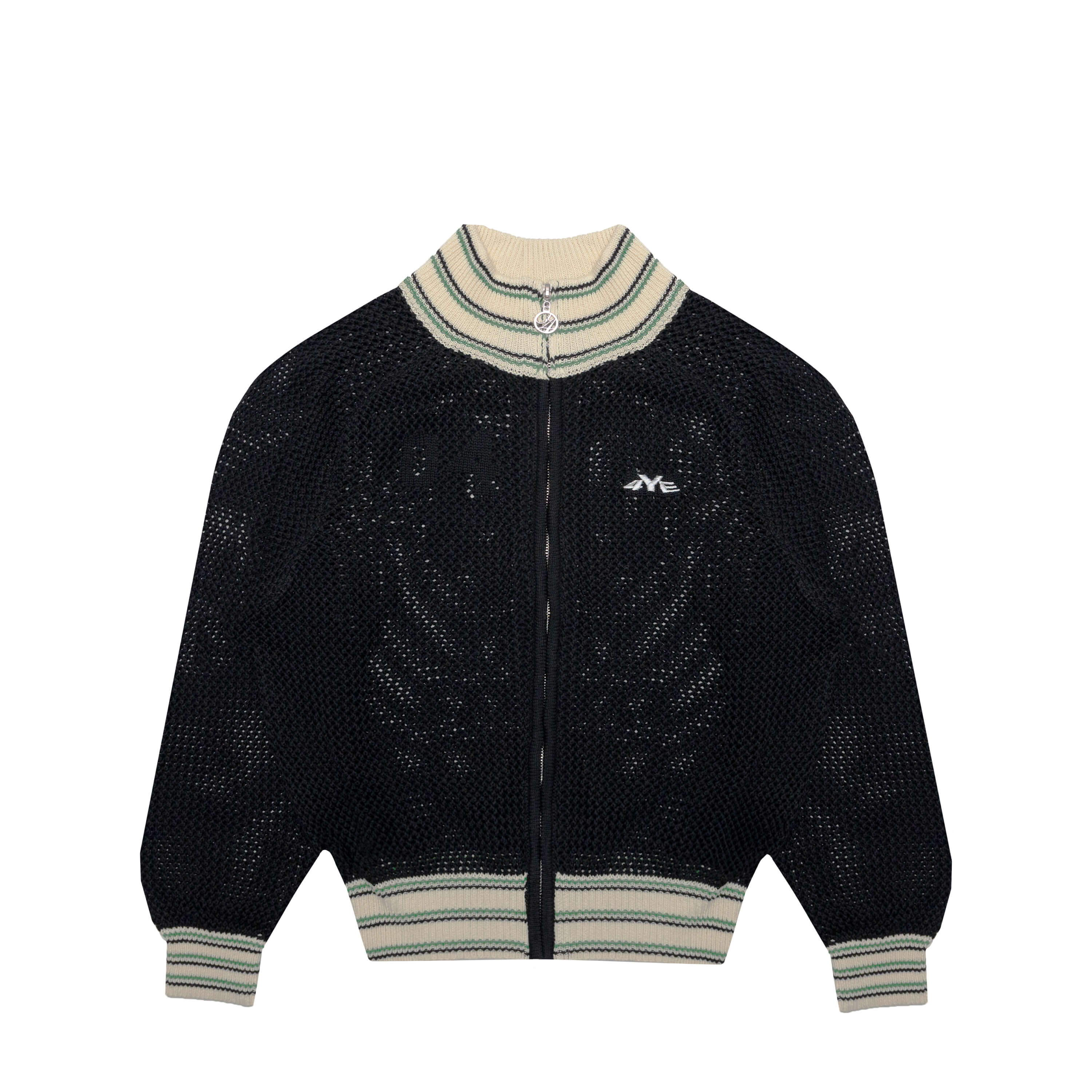 Knit Track Jacket - Black – 4YE