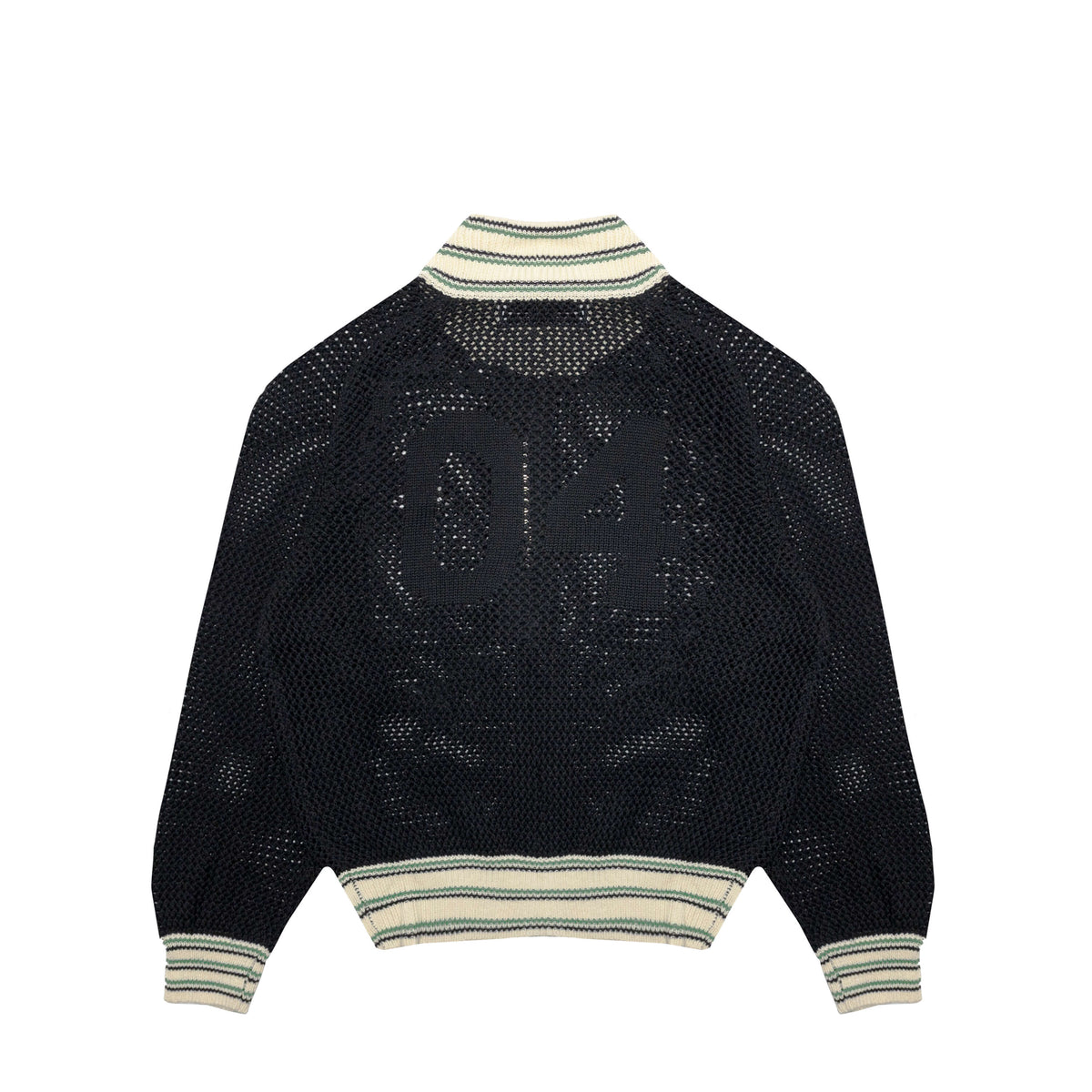 Knit Track Jacket - Black
