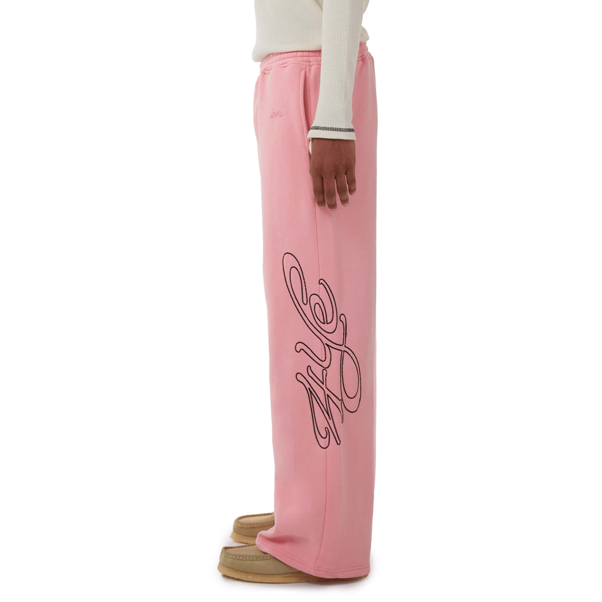 Signature Wide Pant - Pink