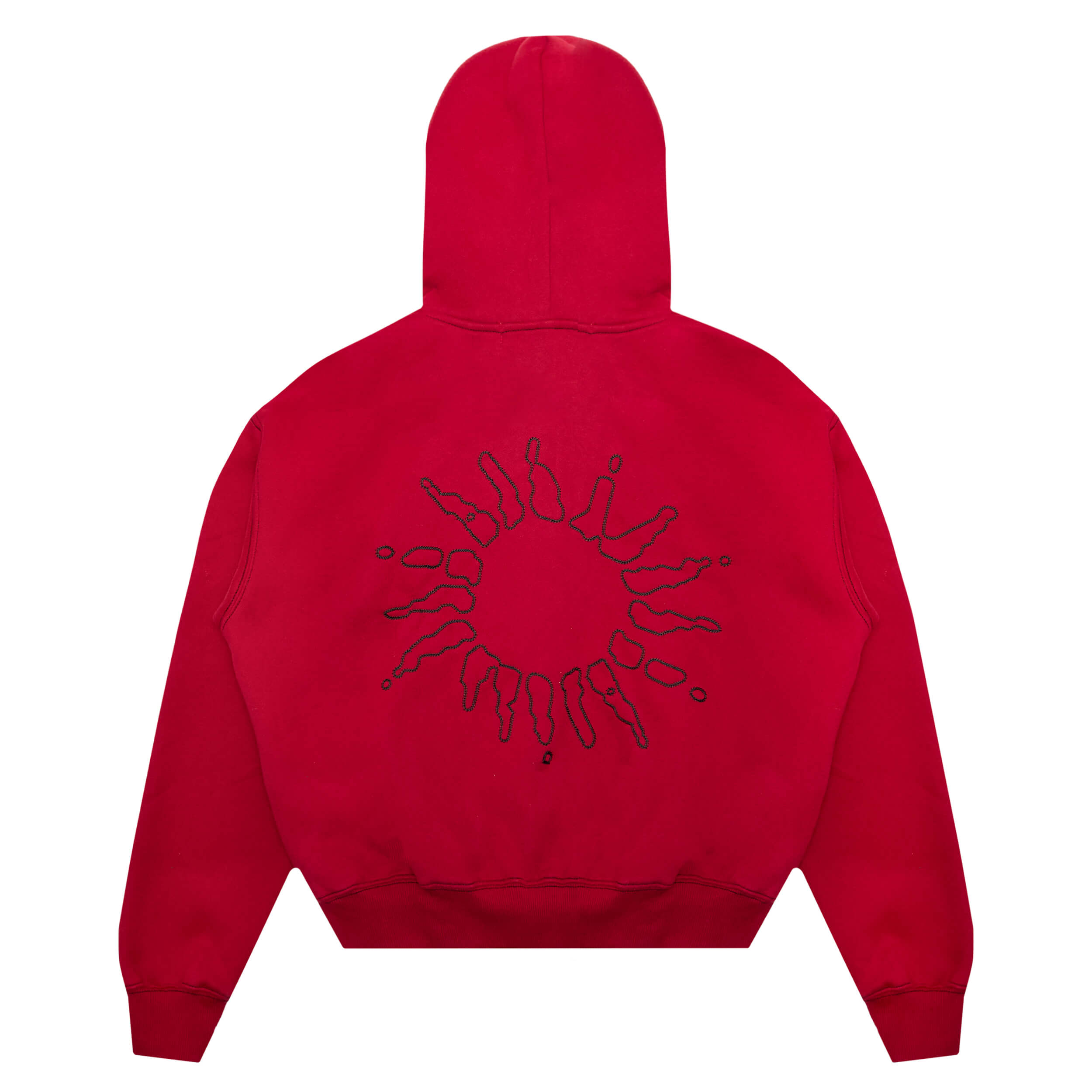 Signature Zip Hoodie - Red/Black – 4YE
