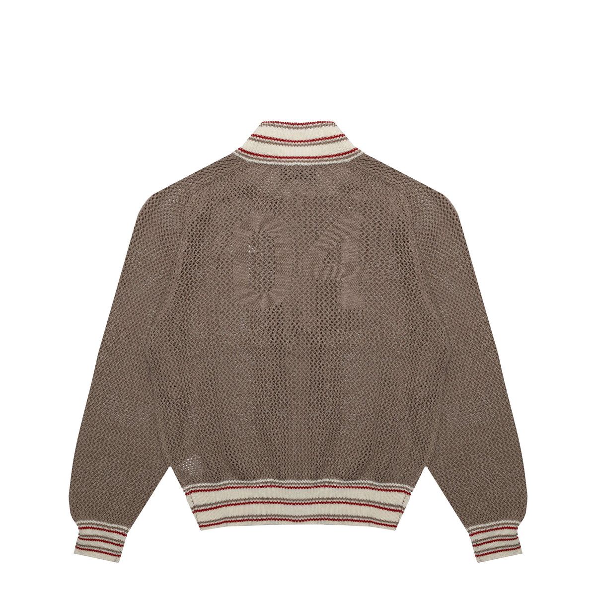 Knit Track Jacket - Tan