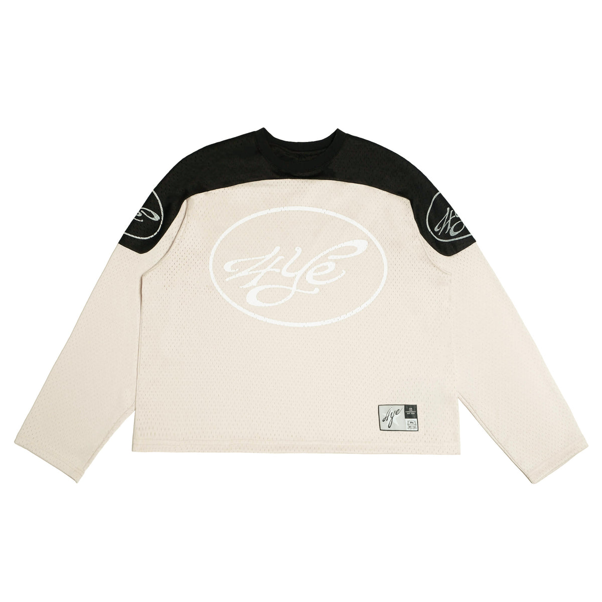 Signature Mesh Jersey - Ivory/Black
