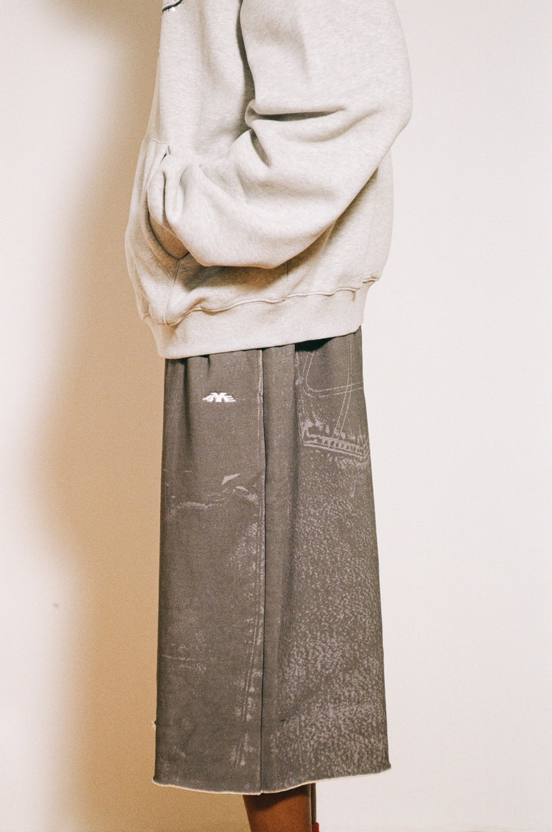 Denim Trompe l'oeil Short