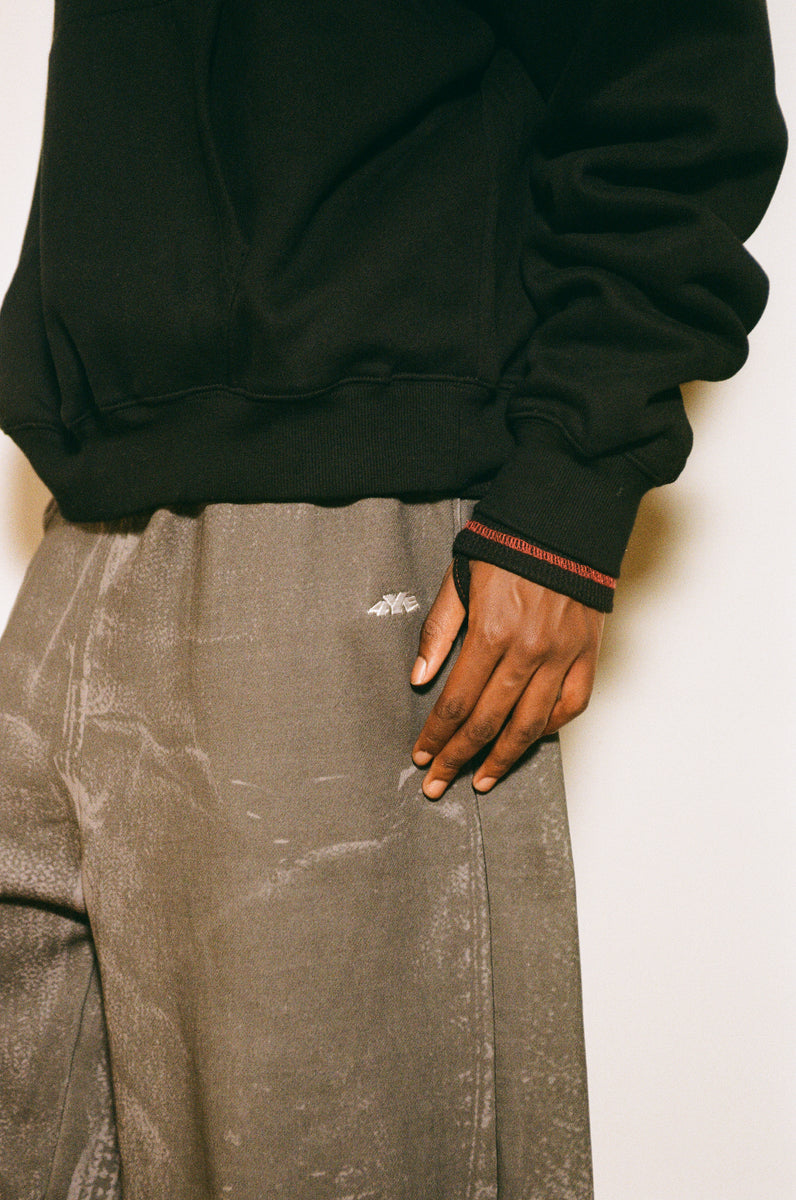 Denim Trompe l'oeil Short