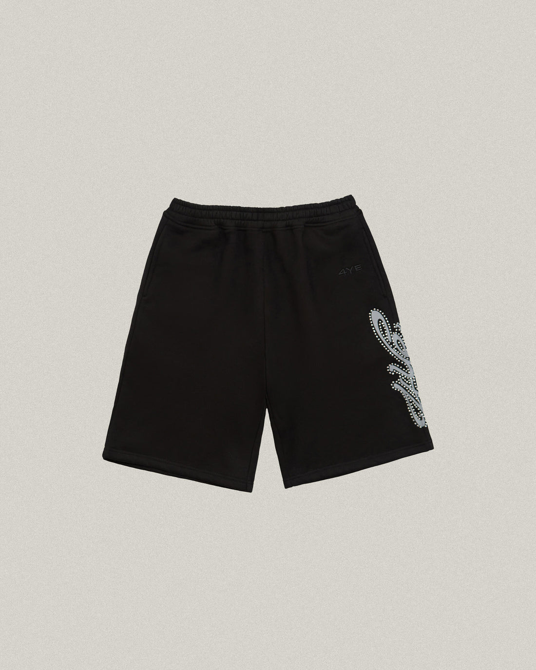 Signature Rhinestone Short - Black