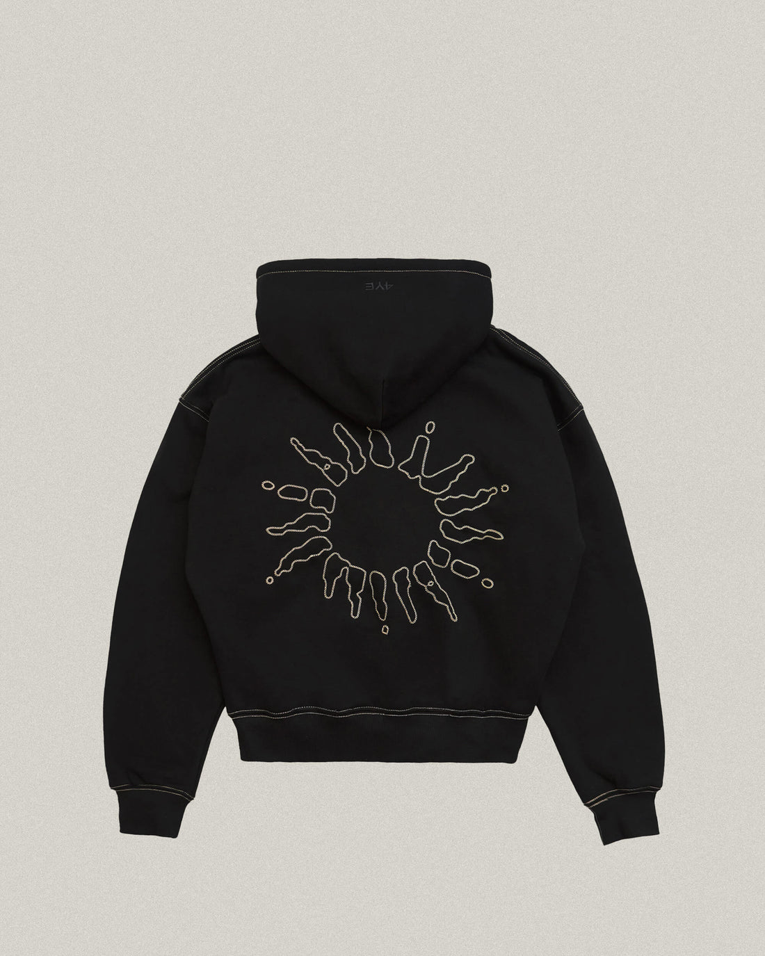 Signature Zip Hoodie - Black/Gold