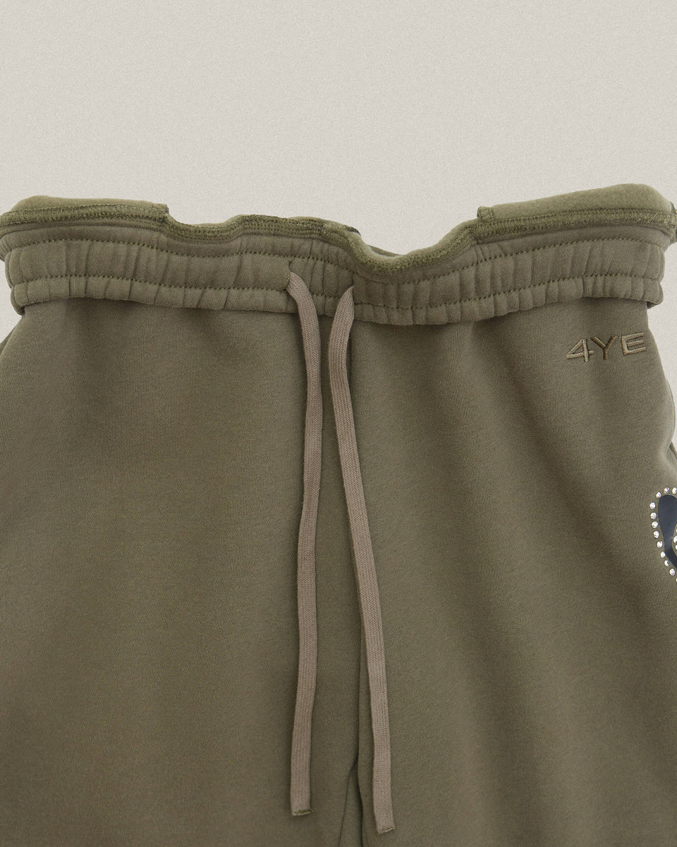 Rhinestone Short - Olive Green (SP26) (PR)