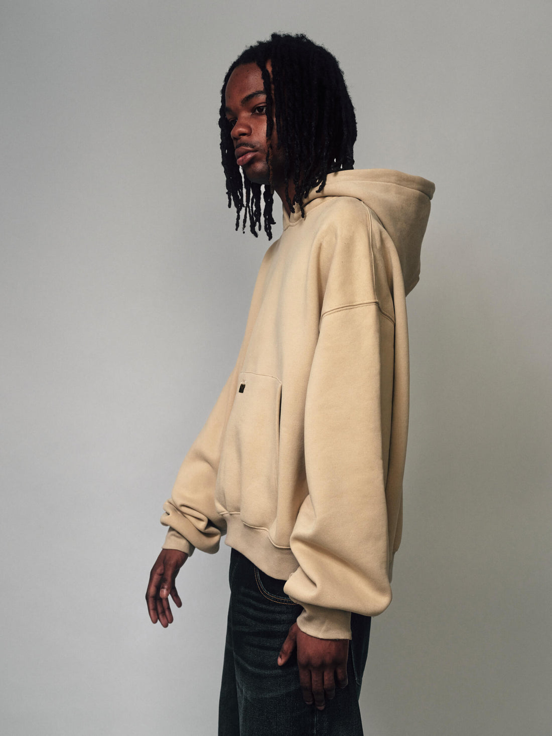 Flag Hoodie - Oat