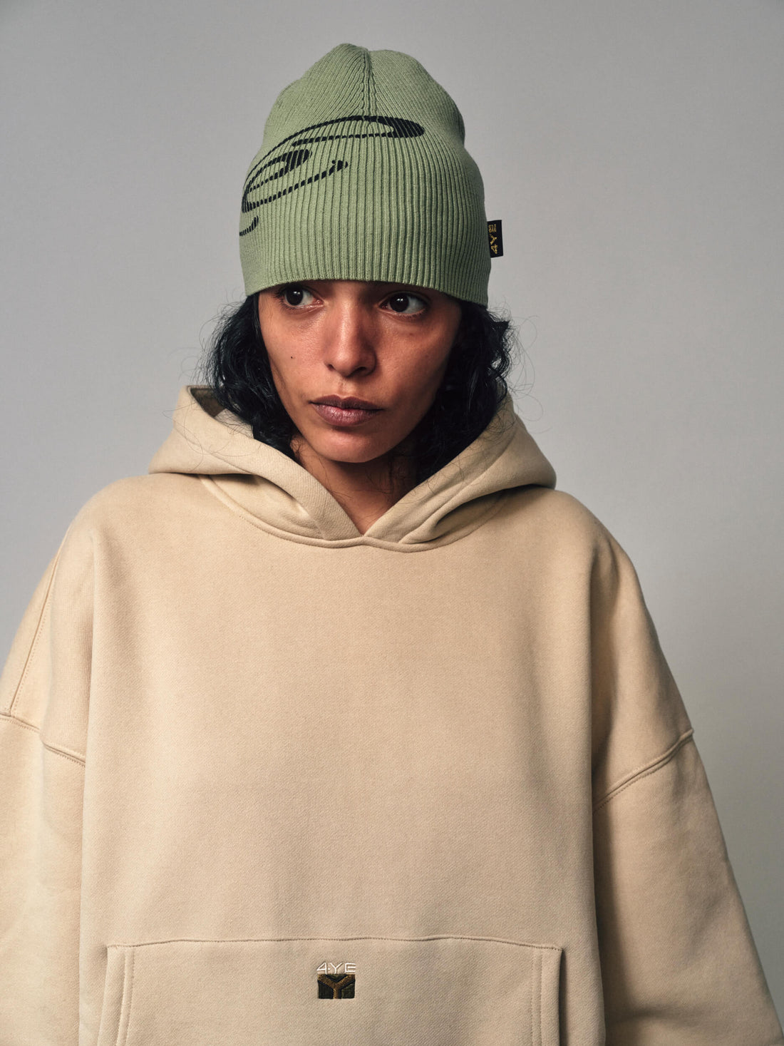Flag Hoodie - Oat
