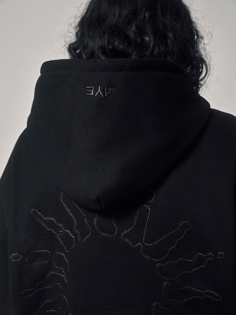 Signature Zip Hoodie - Black/Black (SP26) (PR)