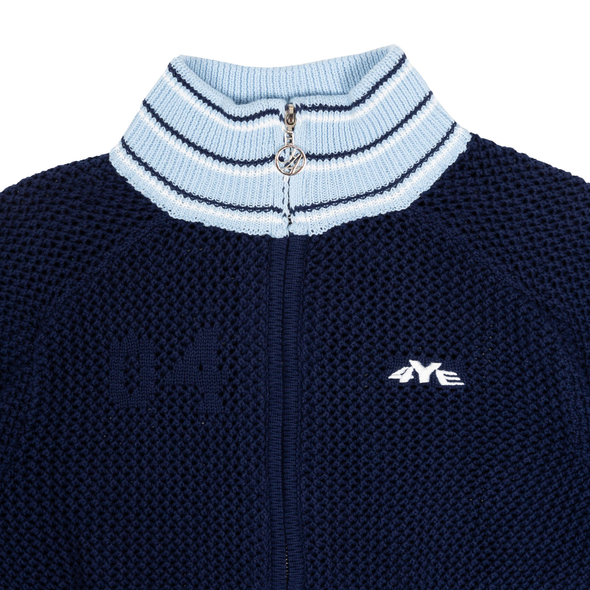 Knit Track Jacket - Navy