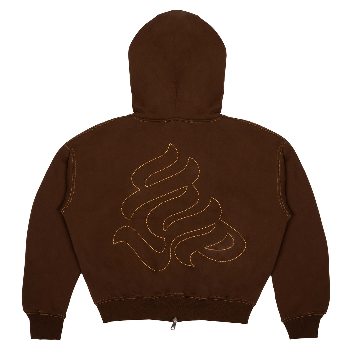 Gear Hoodie - Brown/Gold