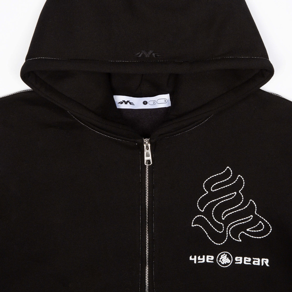 Gear Hoodie - Black/Silver