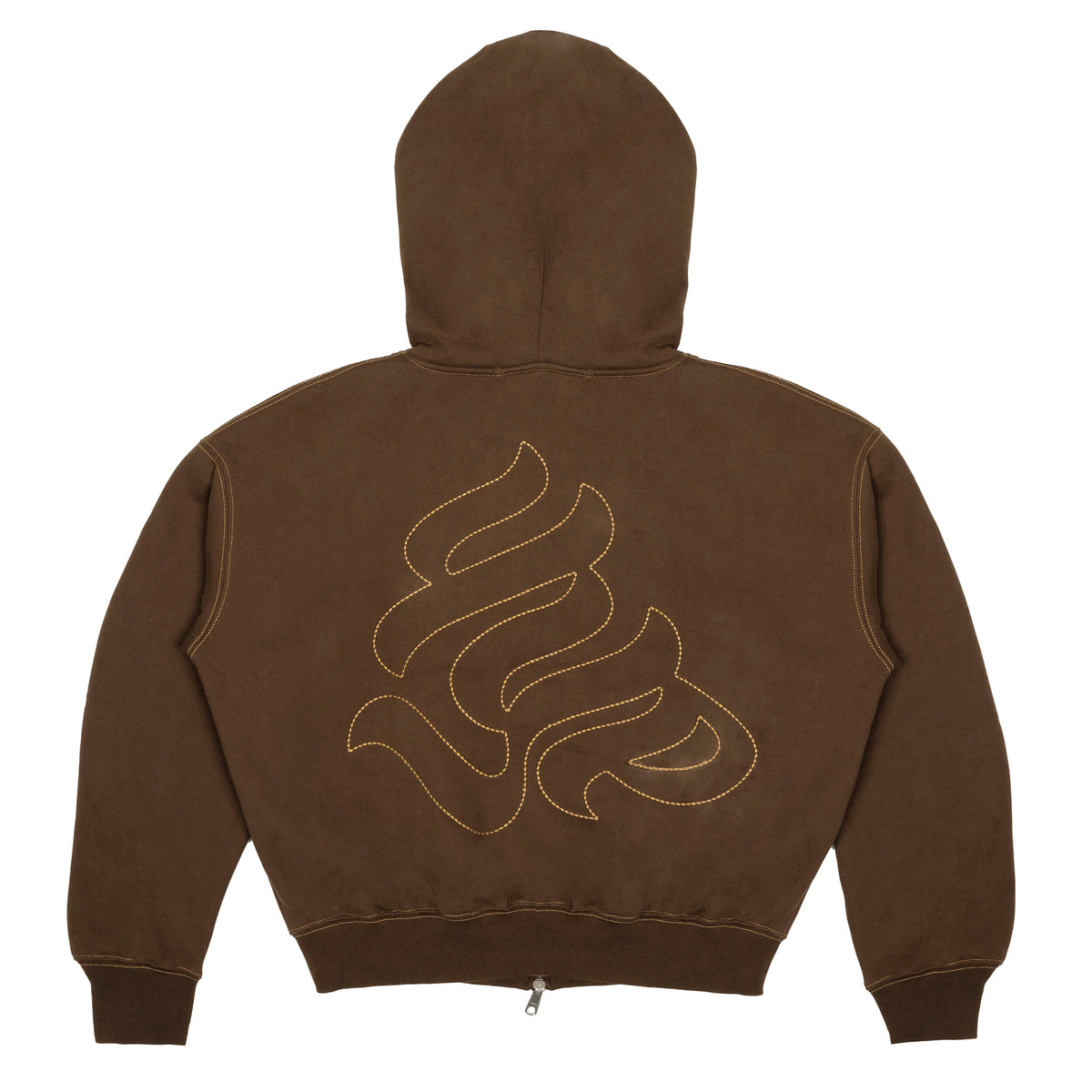 Gear Hoodie - Brown/Gold