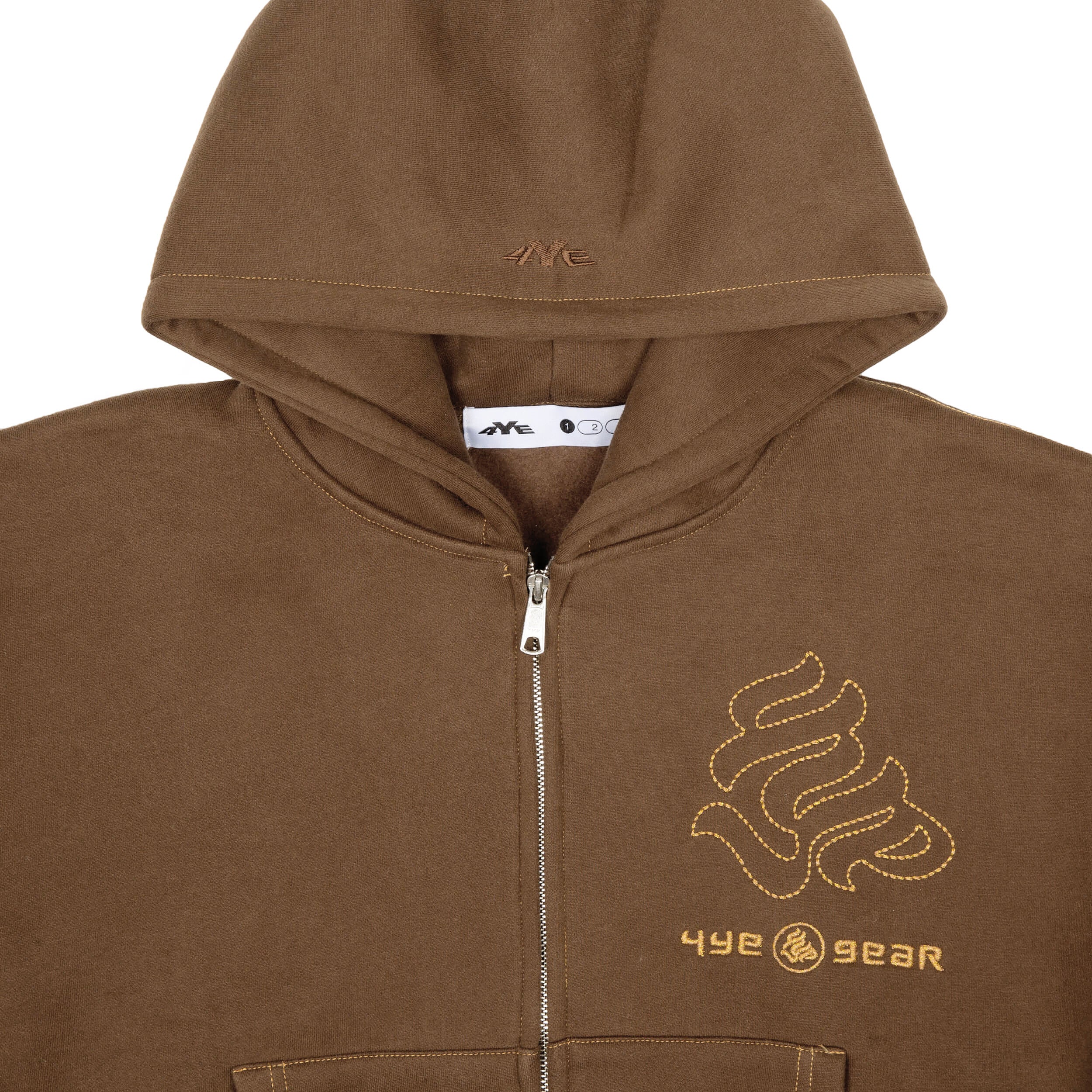 Gear Hoodie - Brown/Gold – 4YE