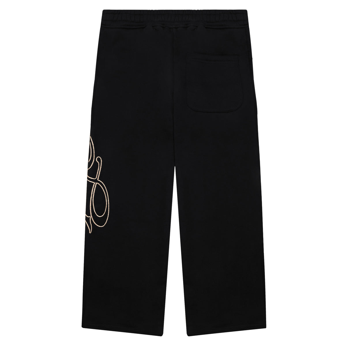 Signature Wide Pant - Black/Gold