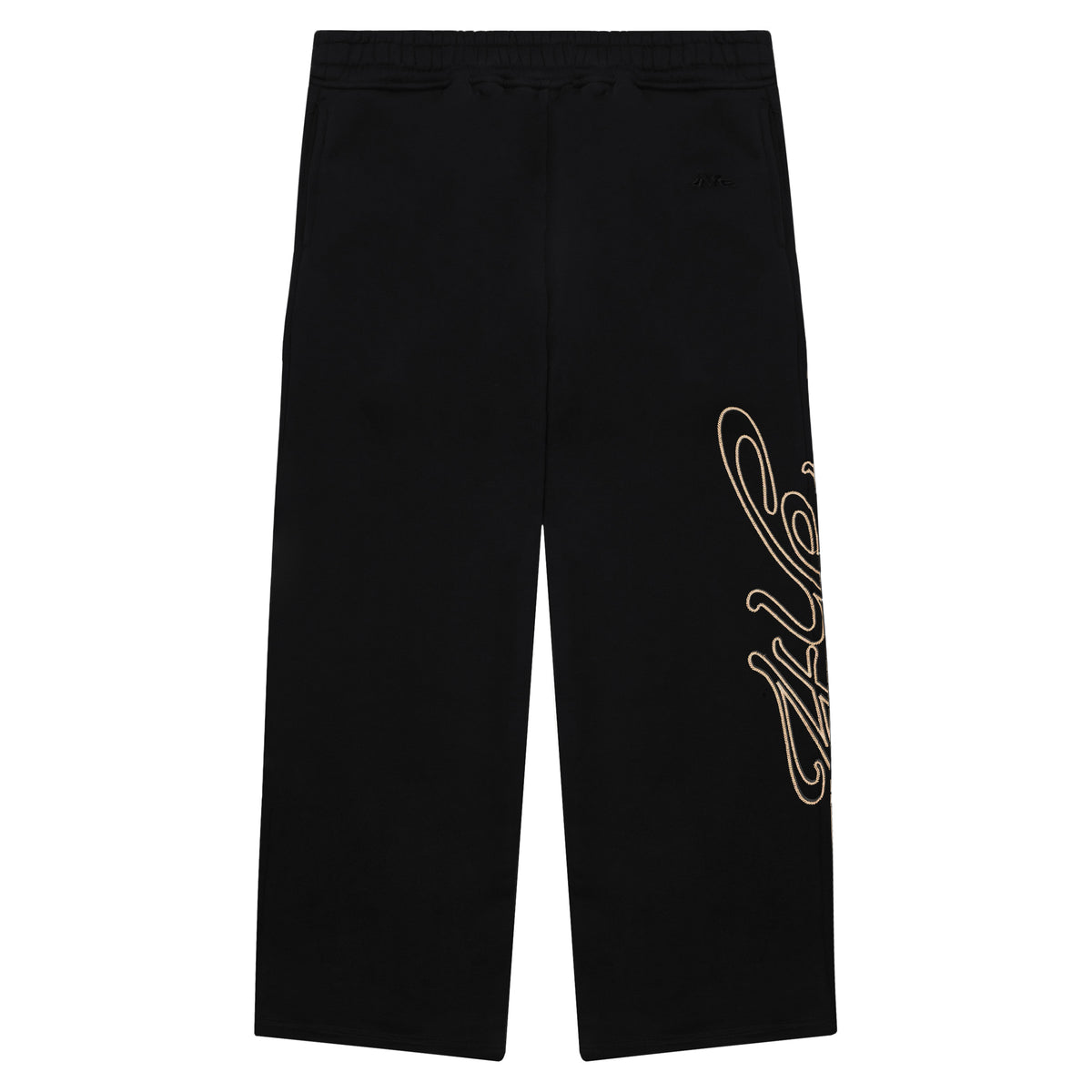 Signature Wide Pant - Black/Gold