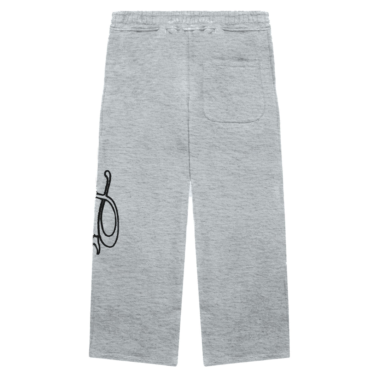 Signature Wide Pant - Light H.Grey/Black