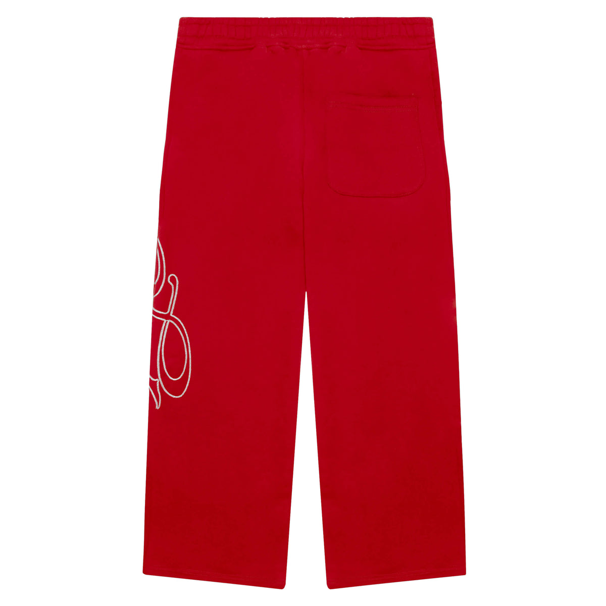 Signature Wide Pant - Red/White