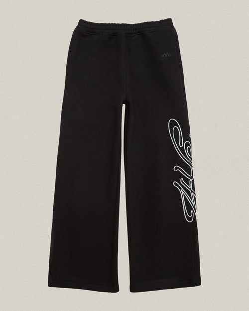 Signature Wide Pant - Black/White