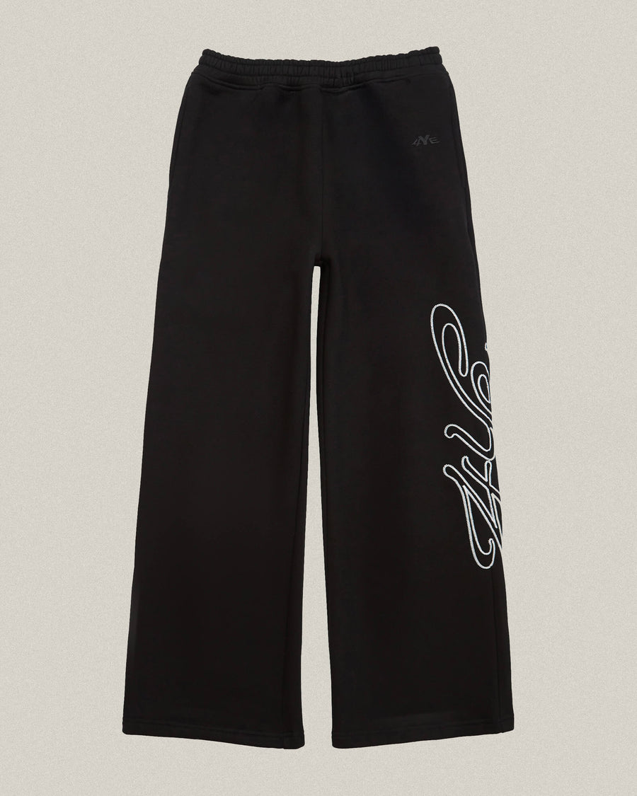 Signature Wide Pant - Black/White