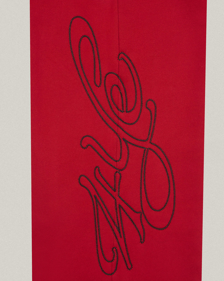 Signature Wide Pant - Red/Black