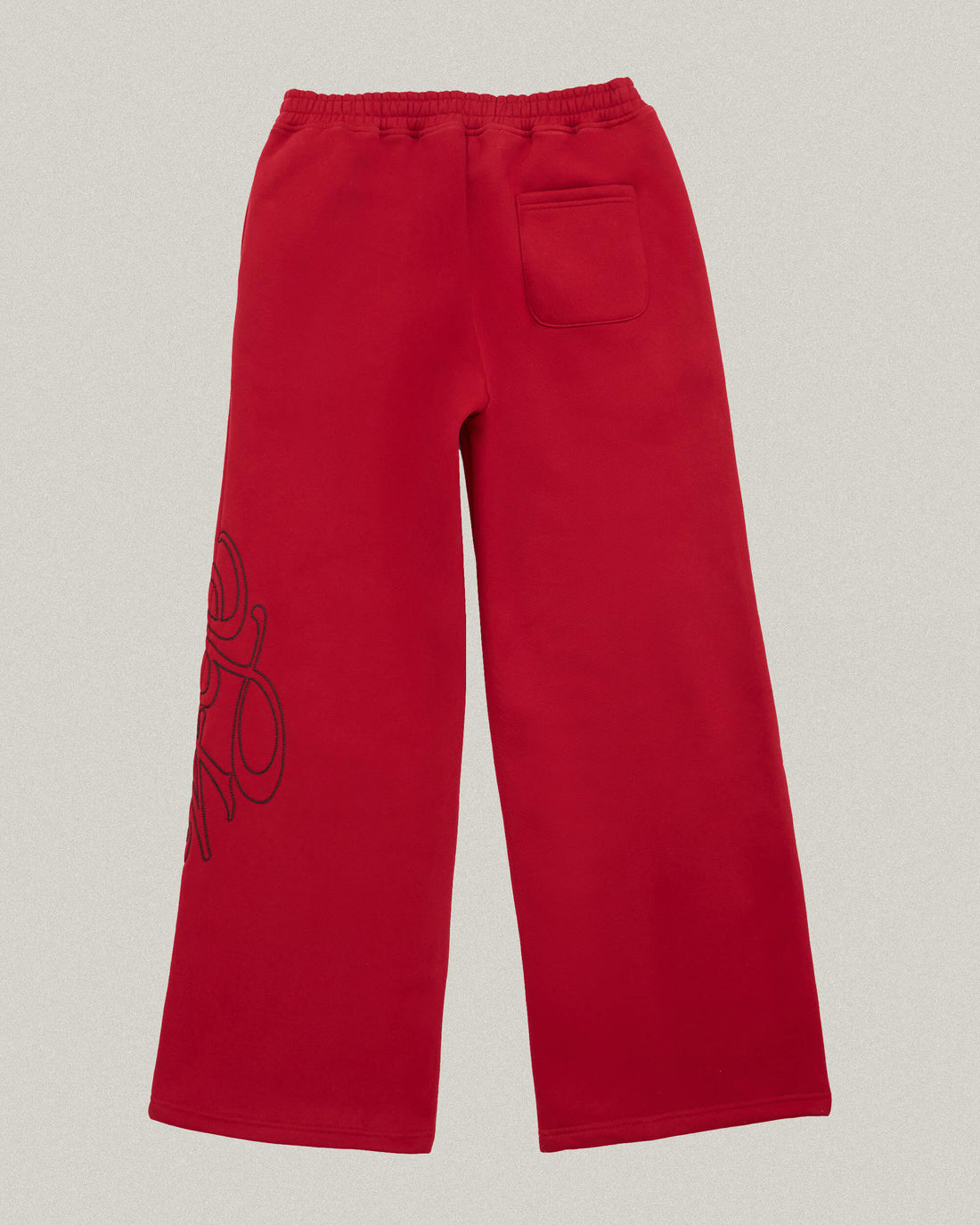 Signature Wide Pant - Red/Black