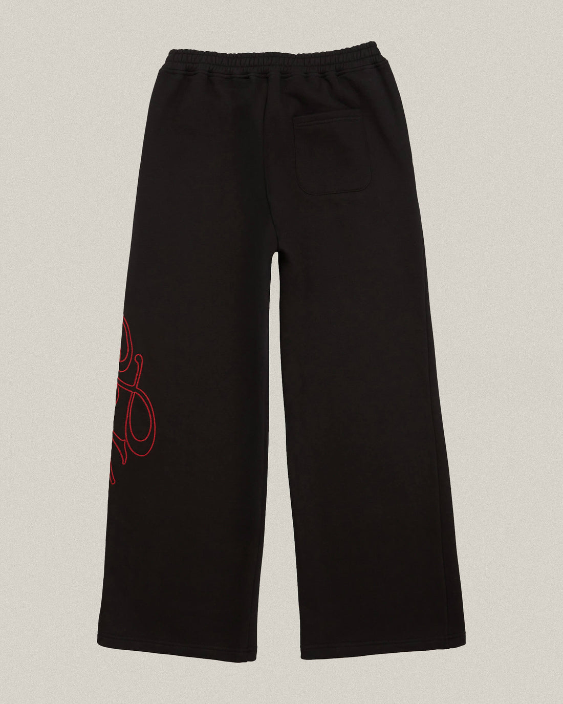 Signature Wide Pant - Black/Red