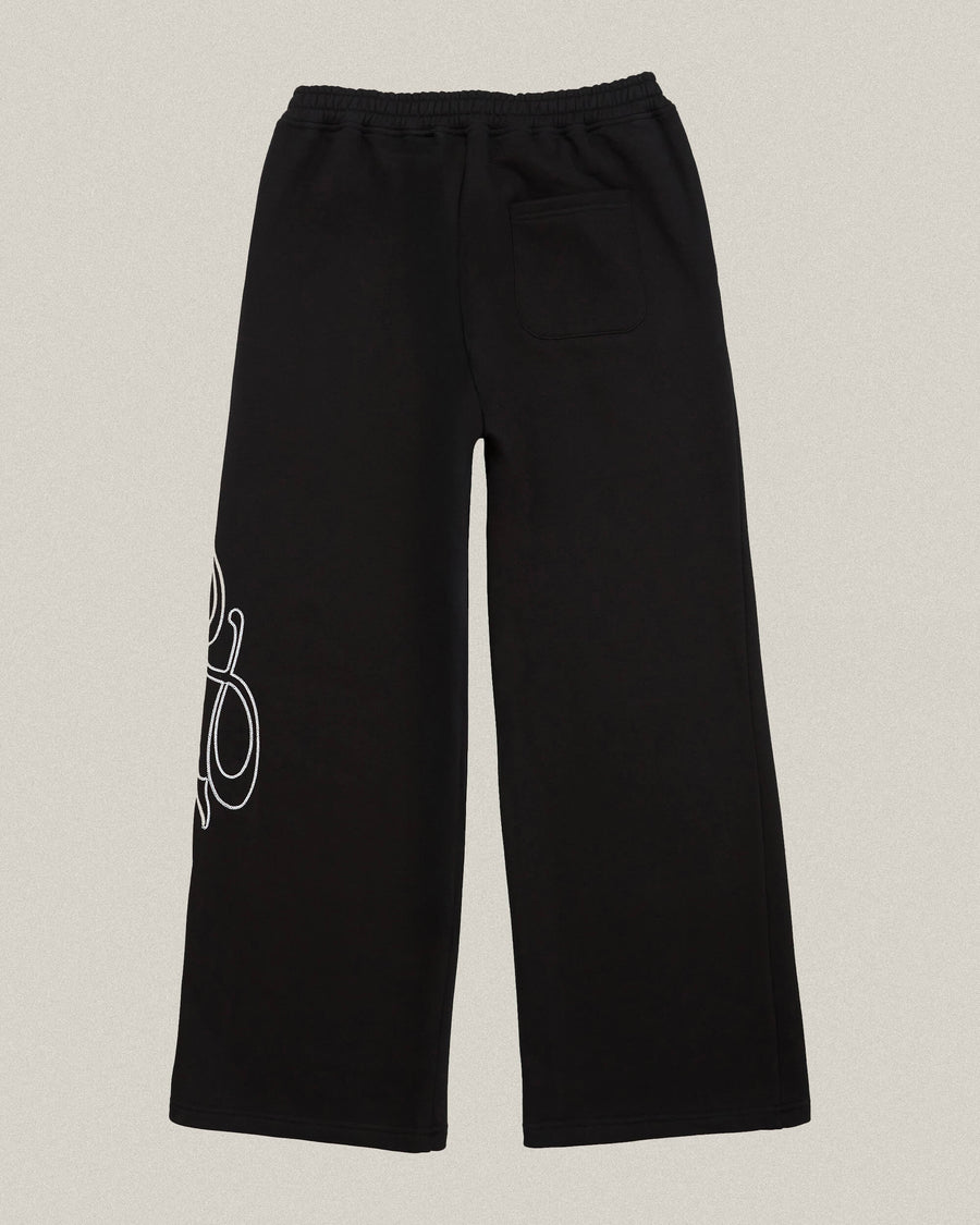 Signature Wide Pant - Black/White