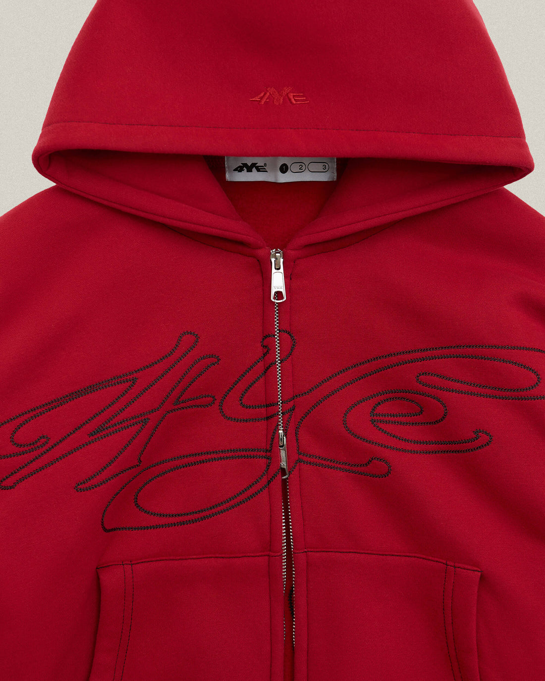 Signature Zip Hoodie - Red/Black