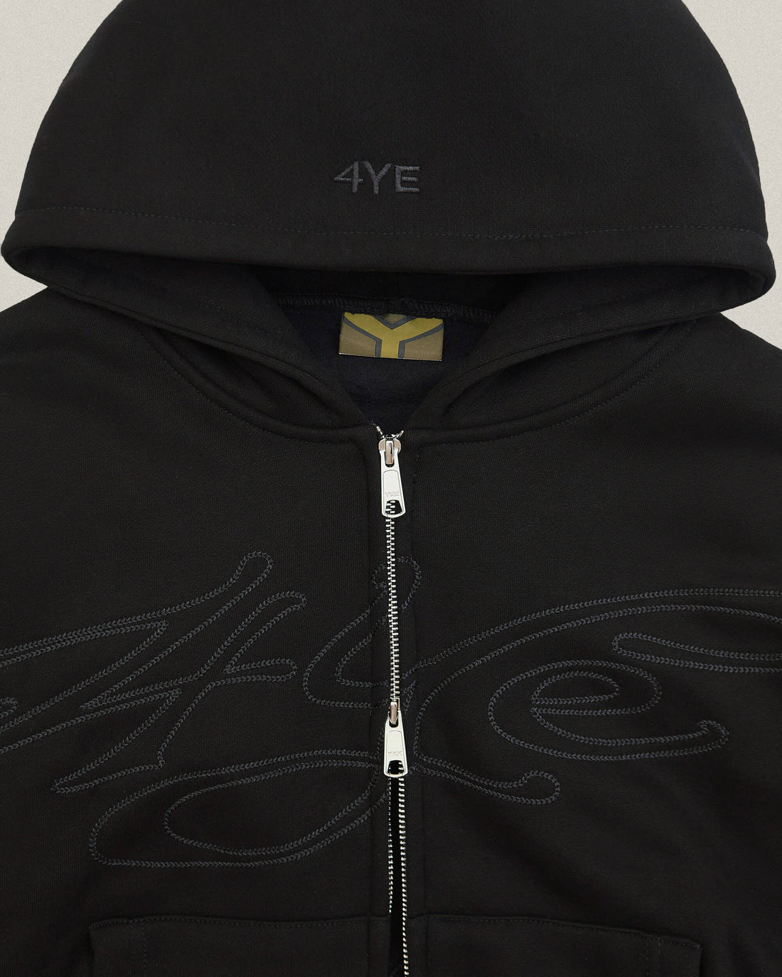 Signature Zip Hoodie - Black/Black