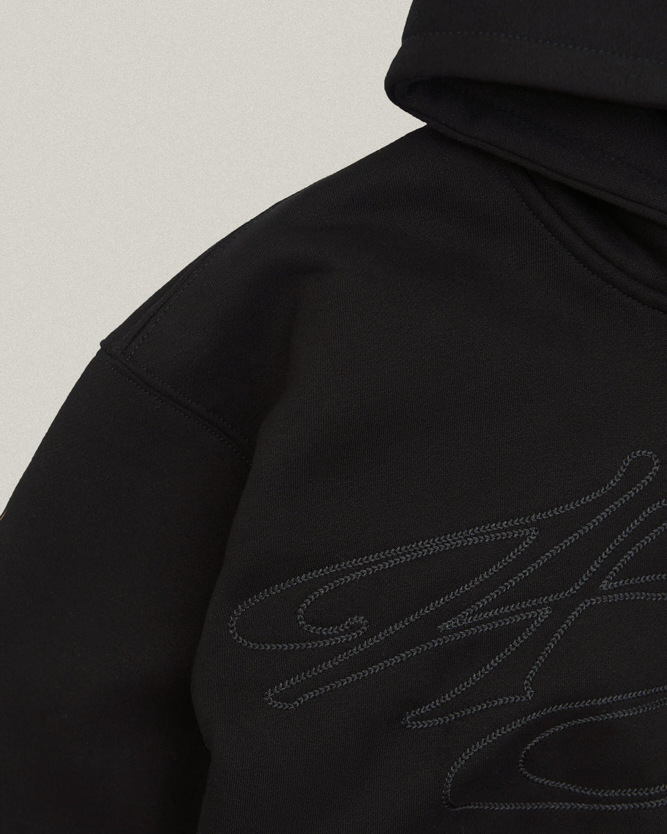 Signature Zip Hoodie - Black/Black (SP26) (PR)