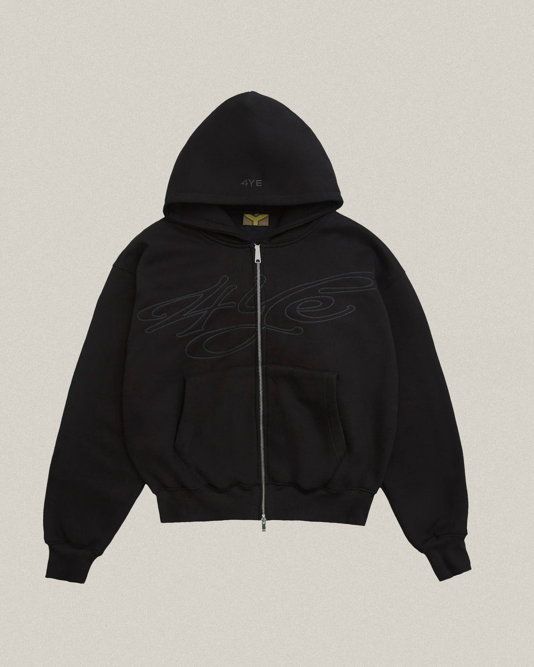 Signature Zip Hoodie - Black/Black