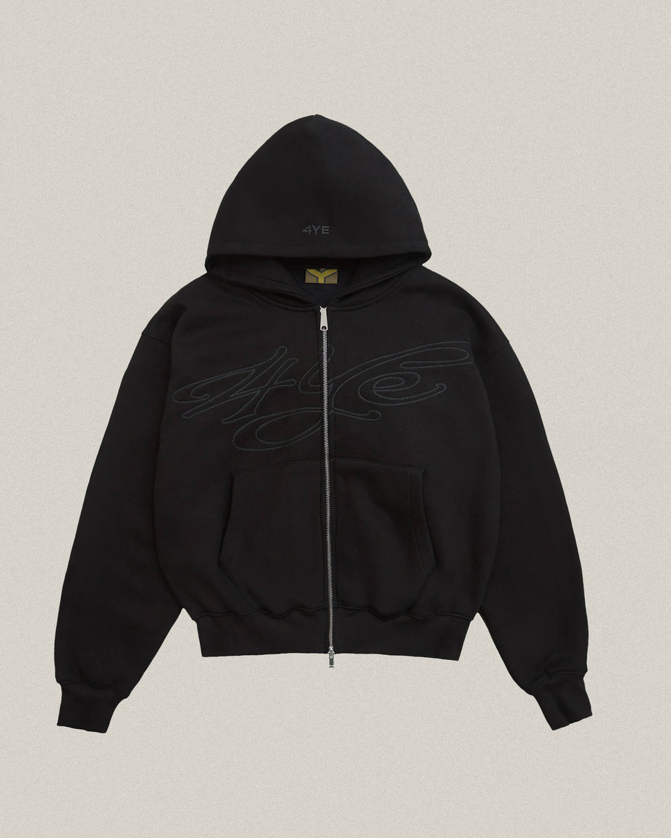 Signature Zip Hoodie - Black/Black (SP26) (PR)
