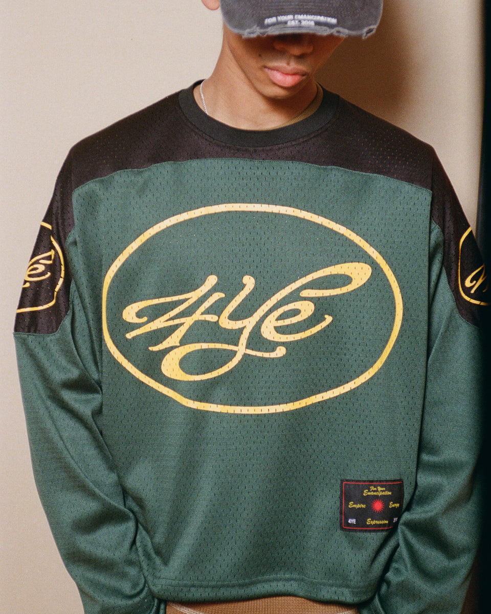 Signature Mesh Jersey - Dark Green/Gold