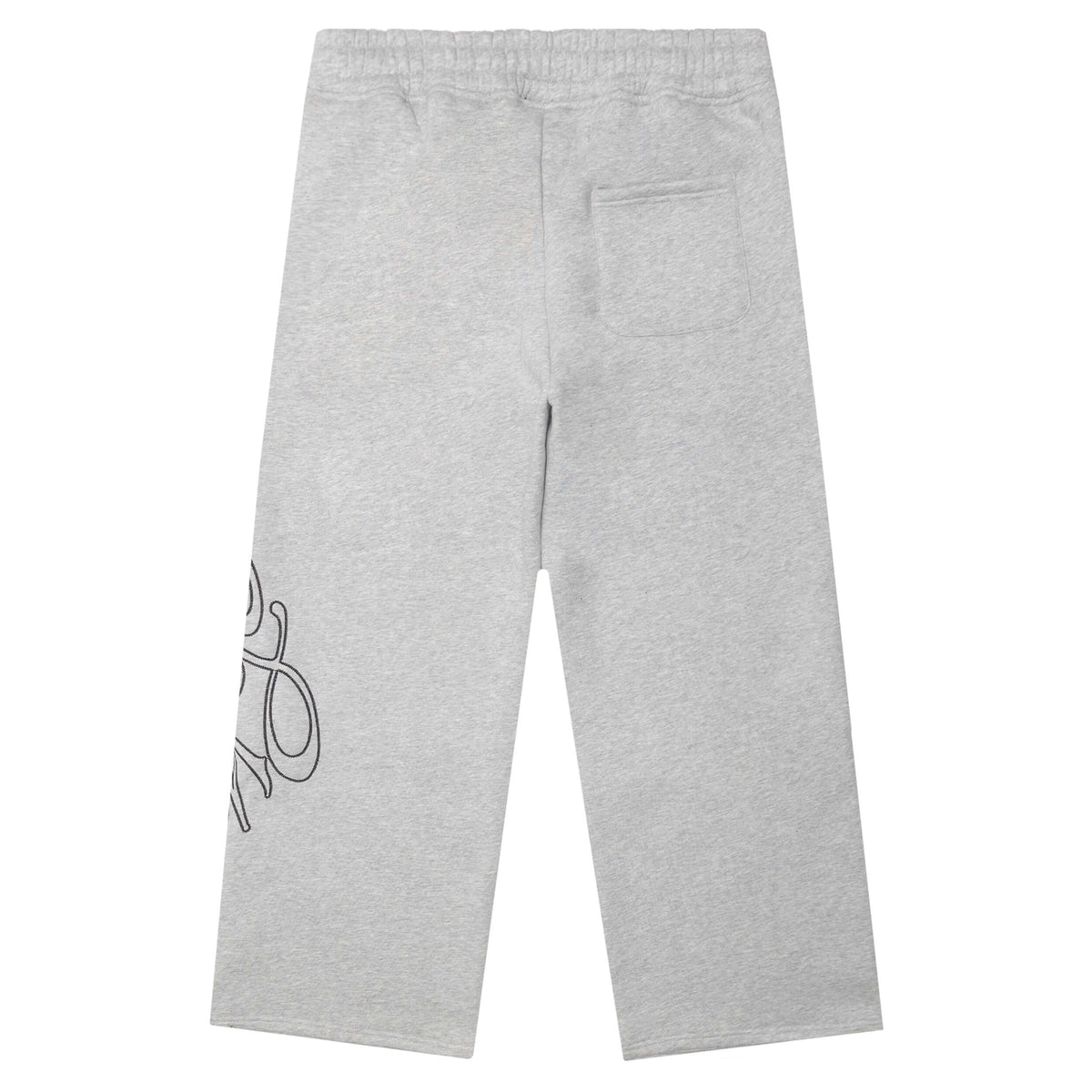 Signature Wide Pant - Light H.Grey/Black