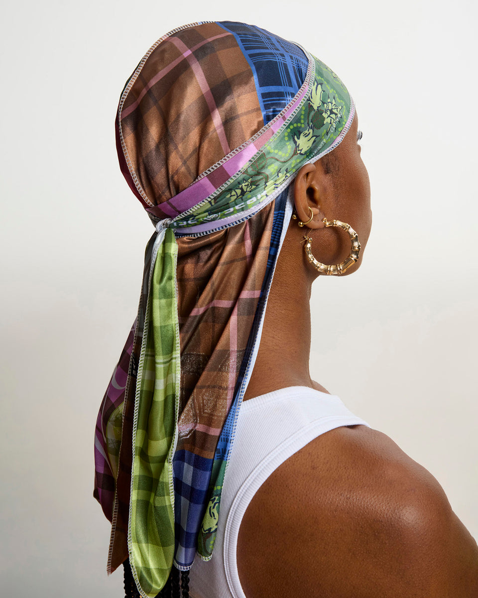 Patchwork Bandana Durag