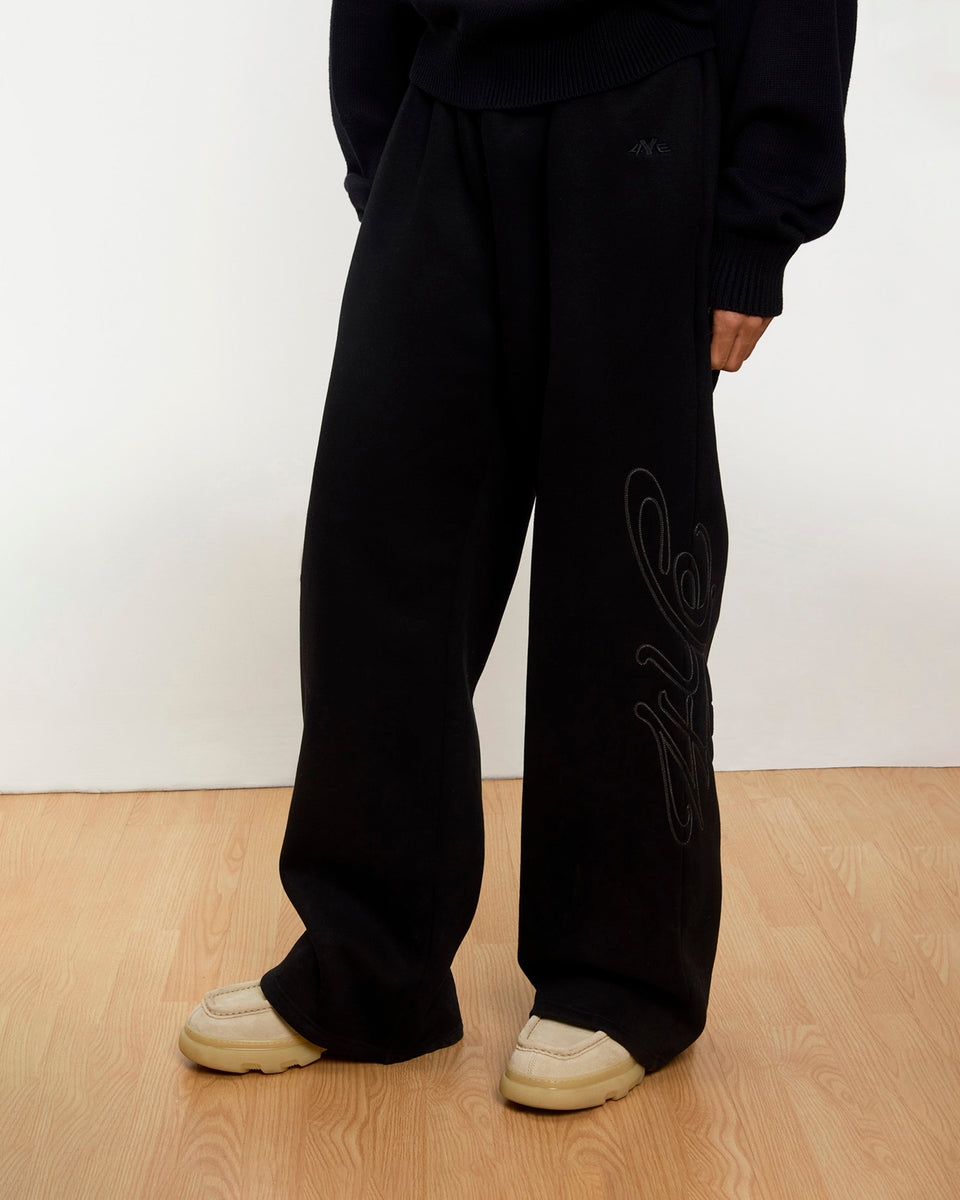 Signature Wide Pant - Black/Grey