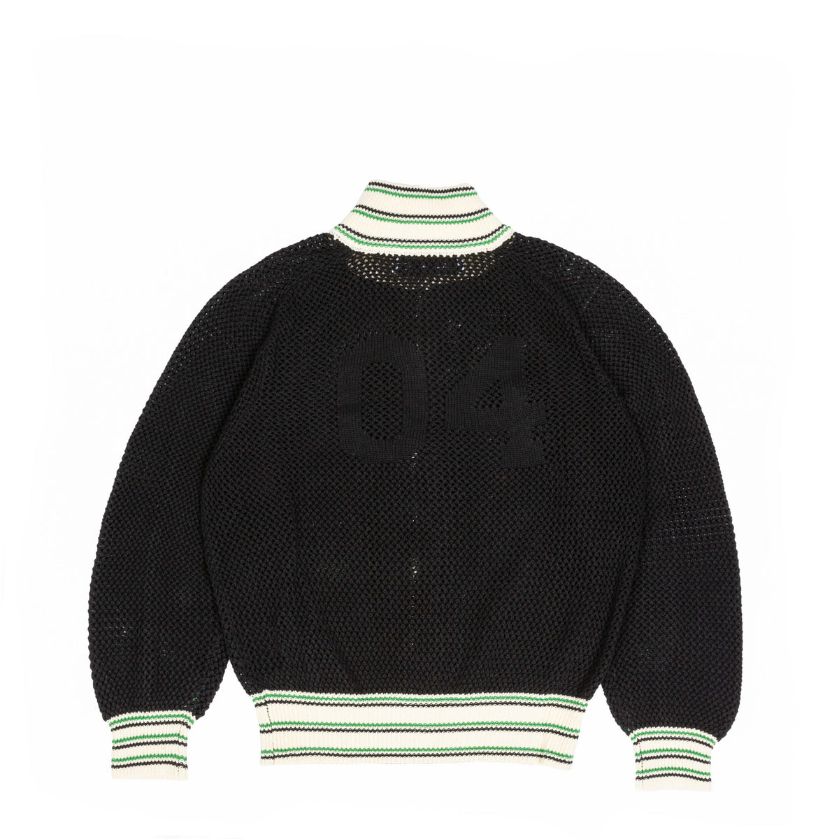 Knit Track Jacket - Black