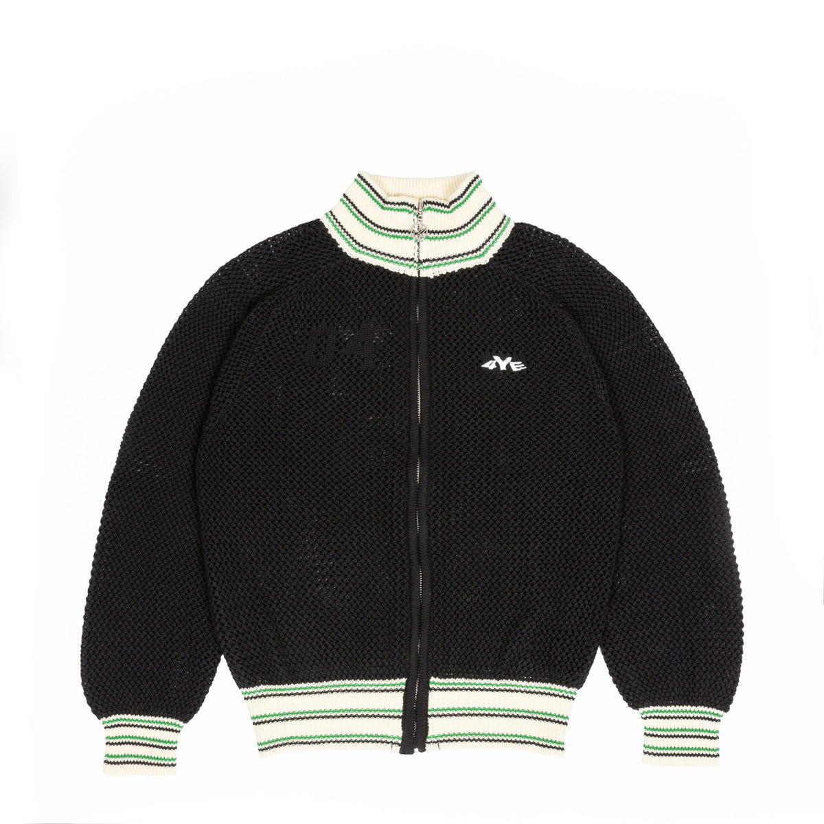 Knit Track Jacket - Black