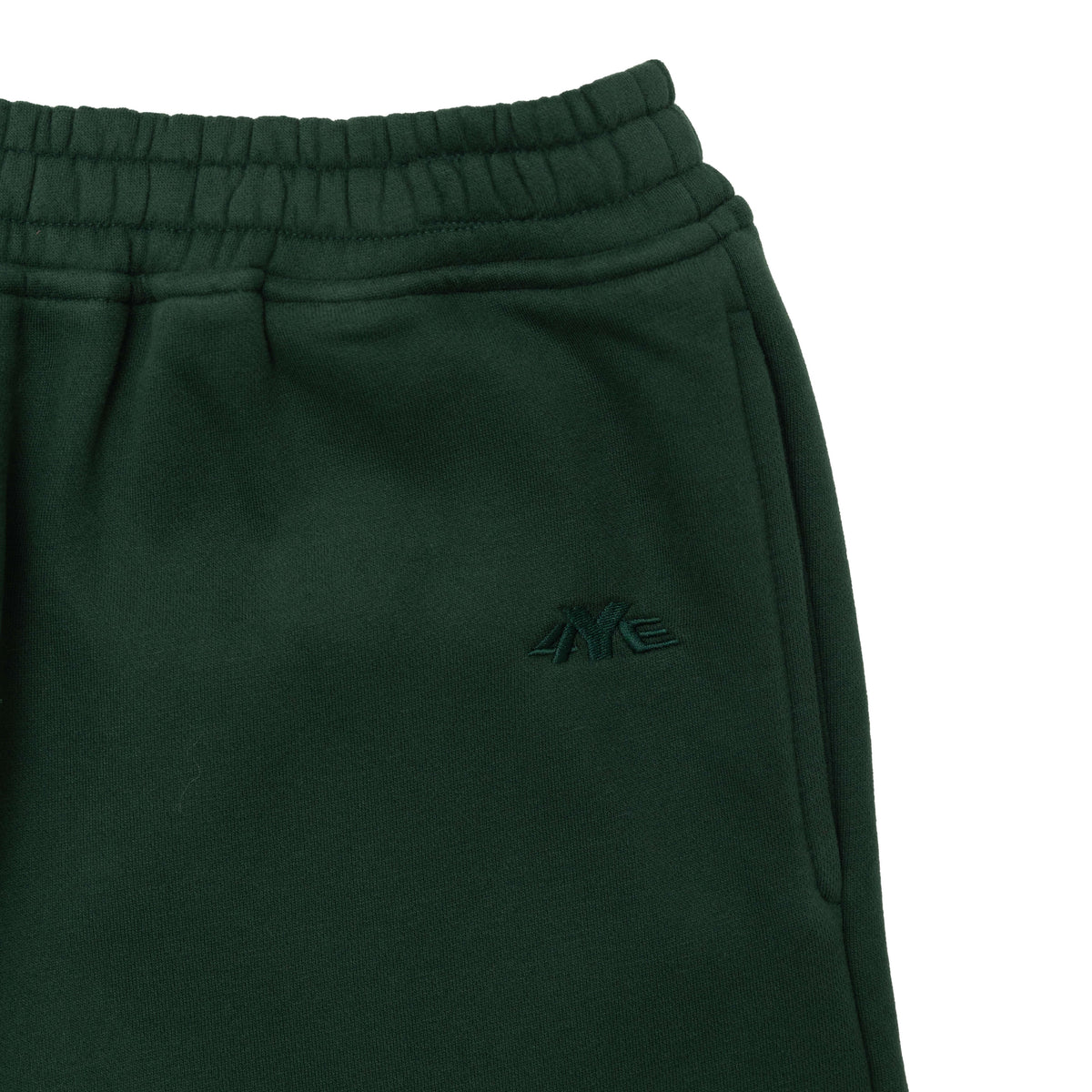 Signature Wide Pant - Forest Green/ White