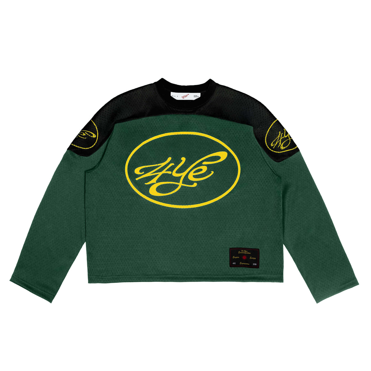 Signature Mesh Jersey - Dark Green/Gold
